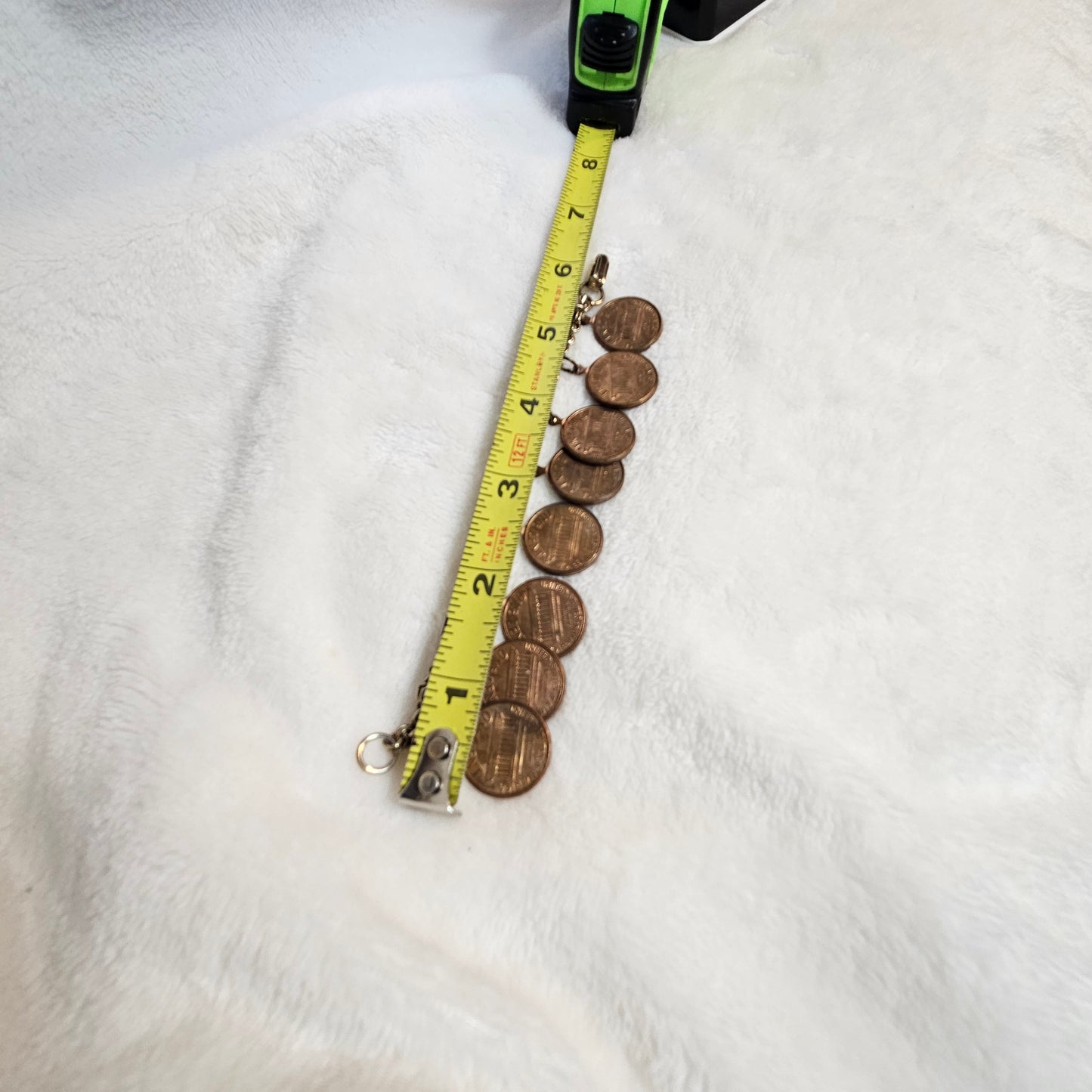 Penny Charm Bracelet Lincoln Coin Jewelry Retro