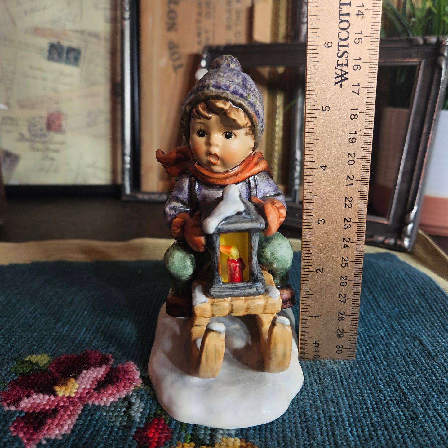Vintage Goebel "Ride into Christmas" Figurine