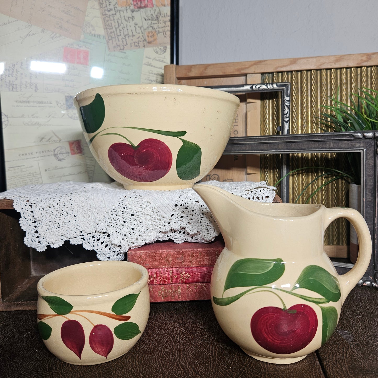 Vintage Farmer's Union Pottery Kitchen Set