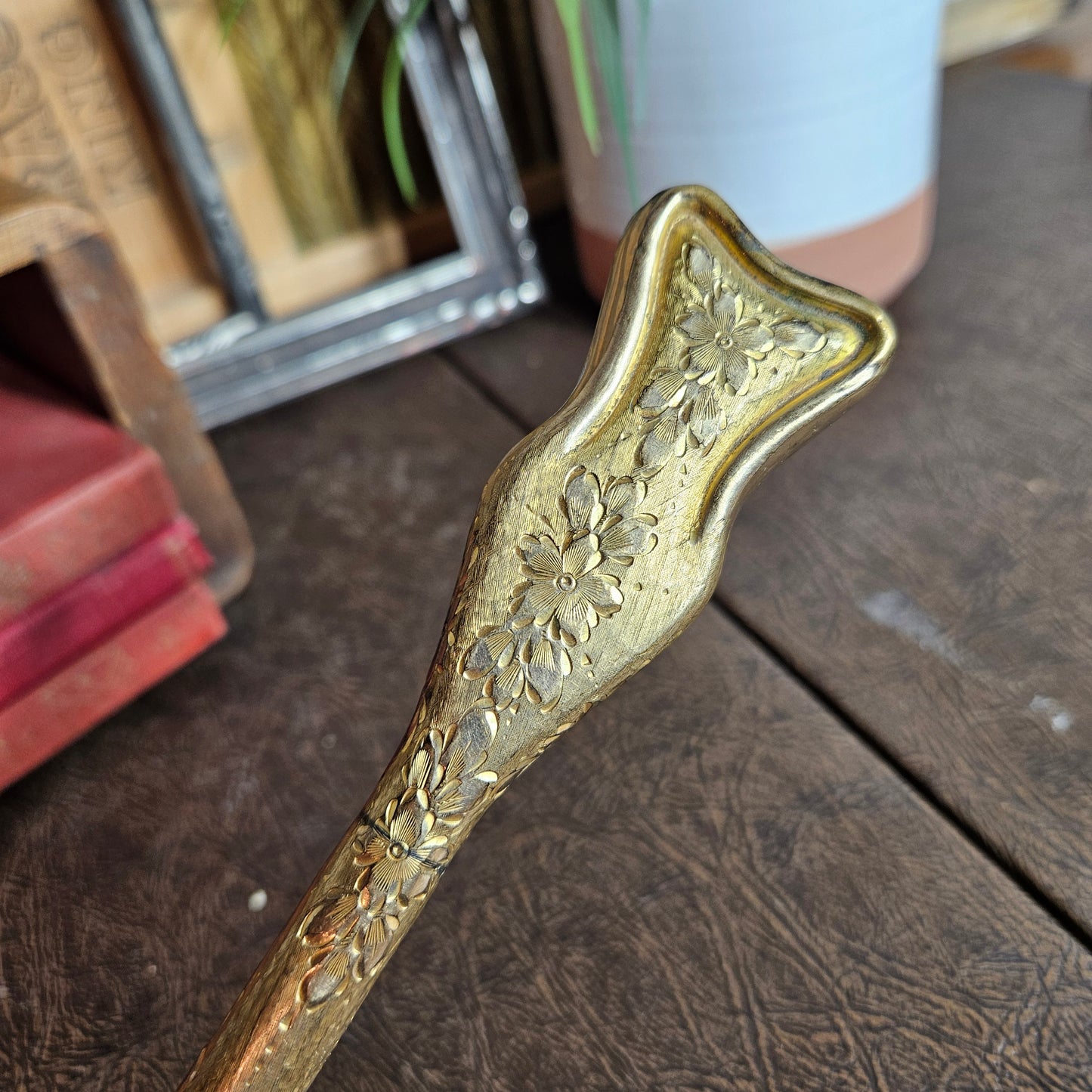 Victorian Walking Stick Handle WJB&Co Rolled Gold