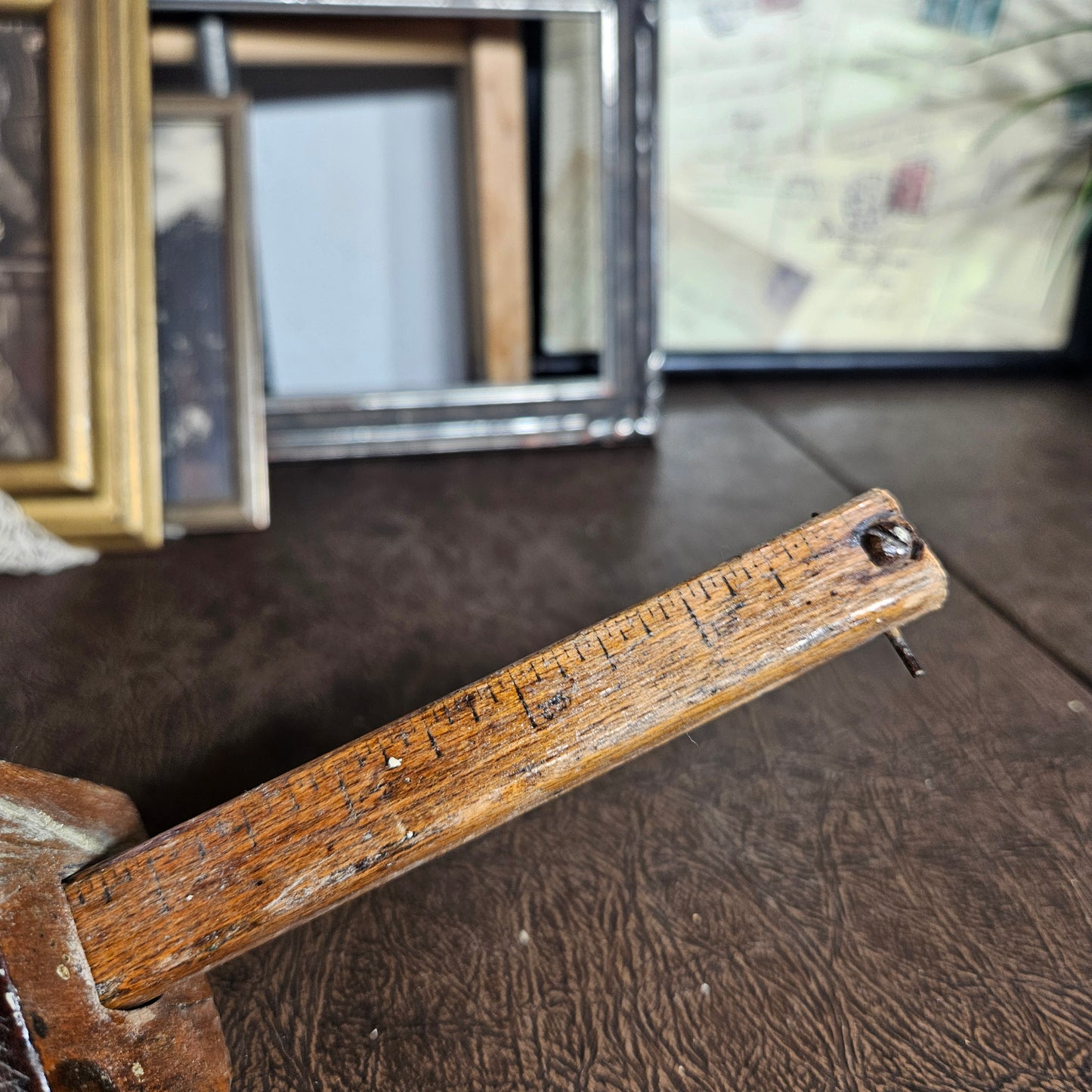 Antique Carpenter’s Scribe with Brass Adjustment