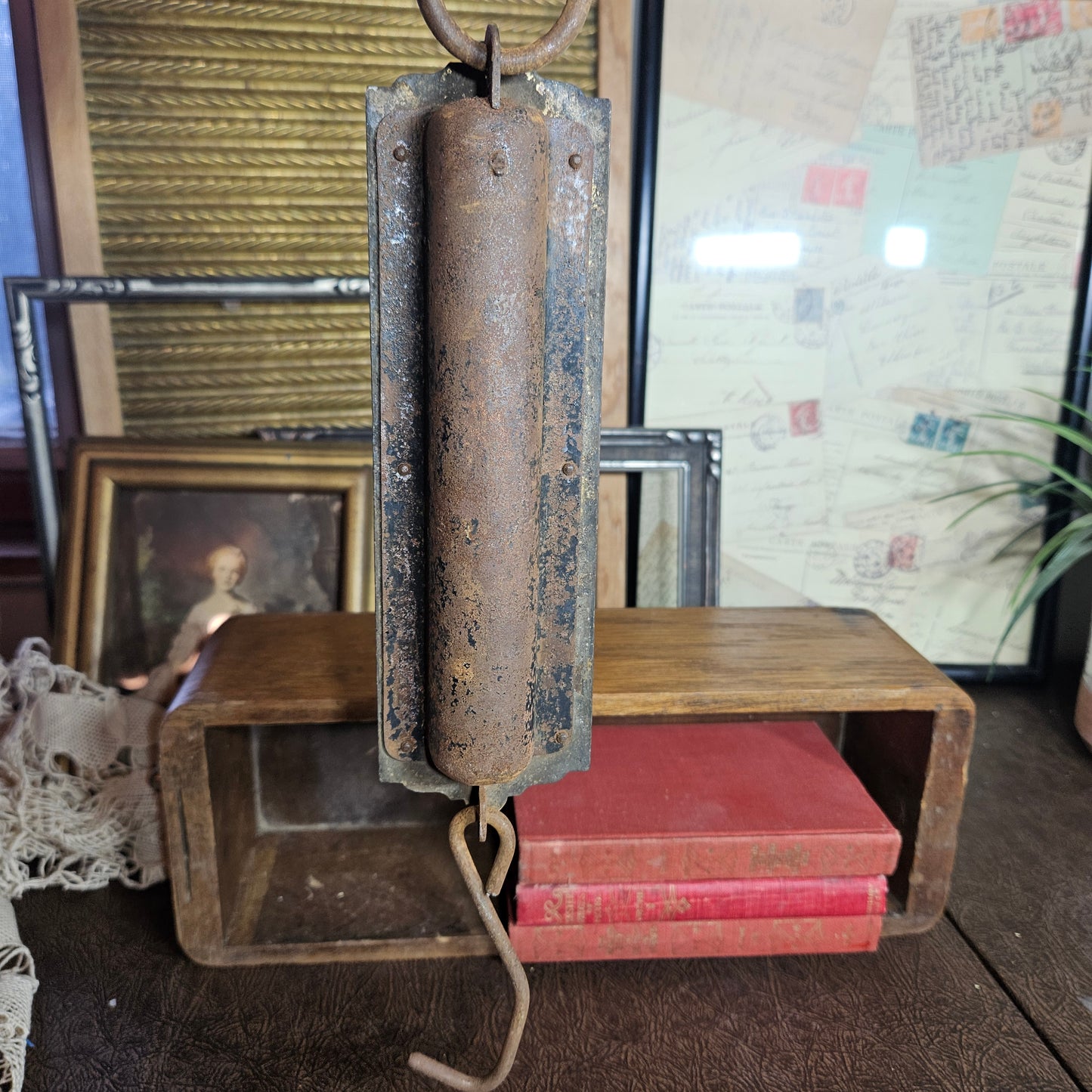 Antique Chatillon Spring Balance Hanging Scale