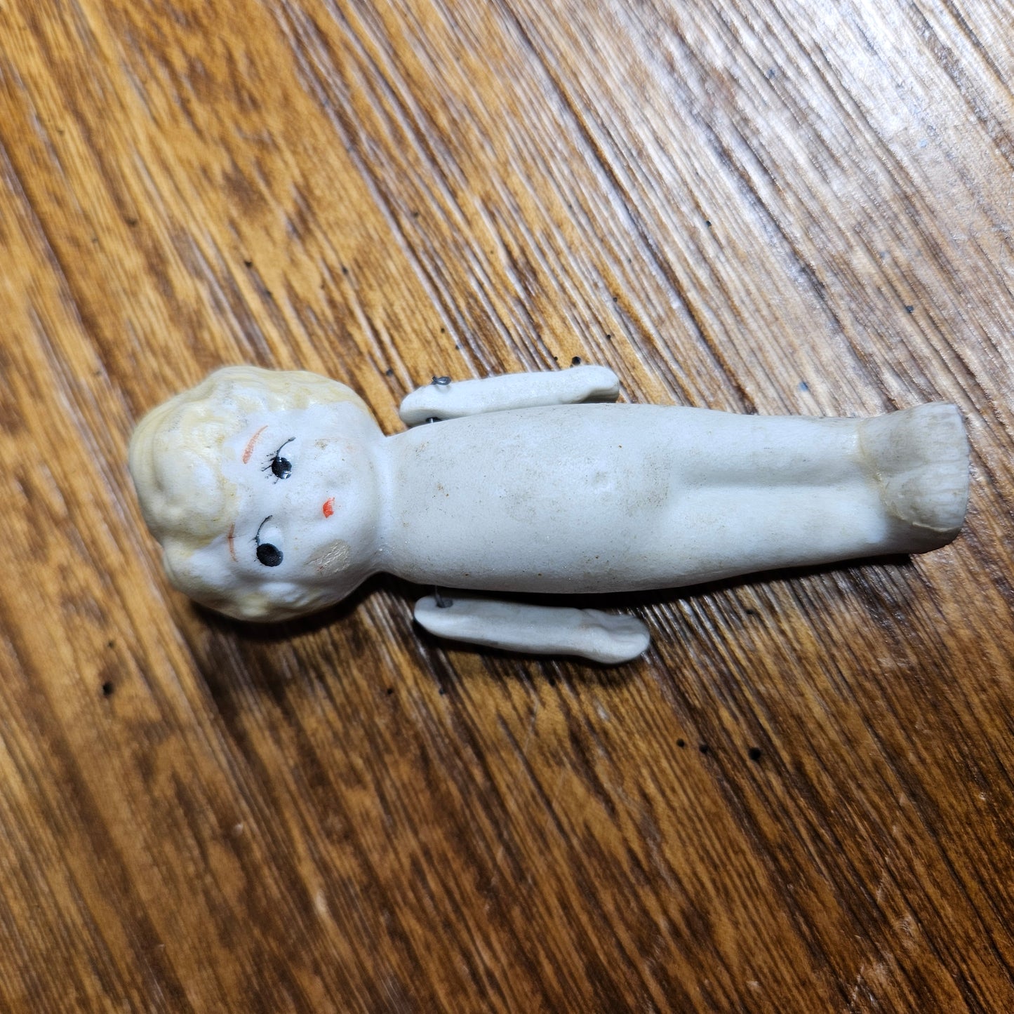 Vintage Frozen Charlotte Style Doll with Jointed Arms