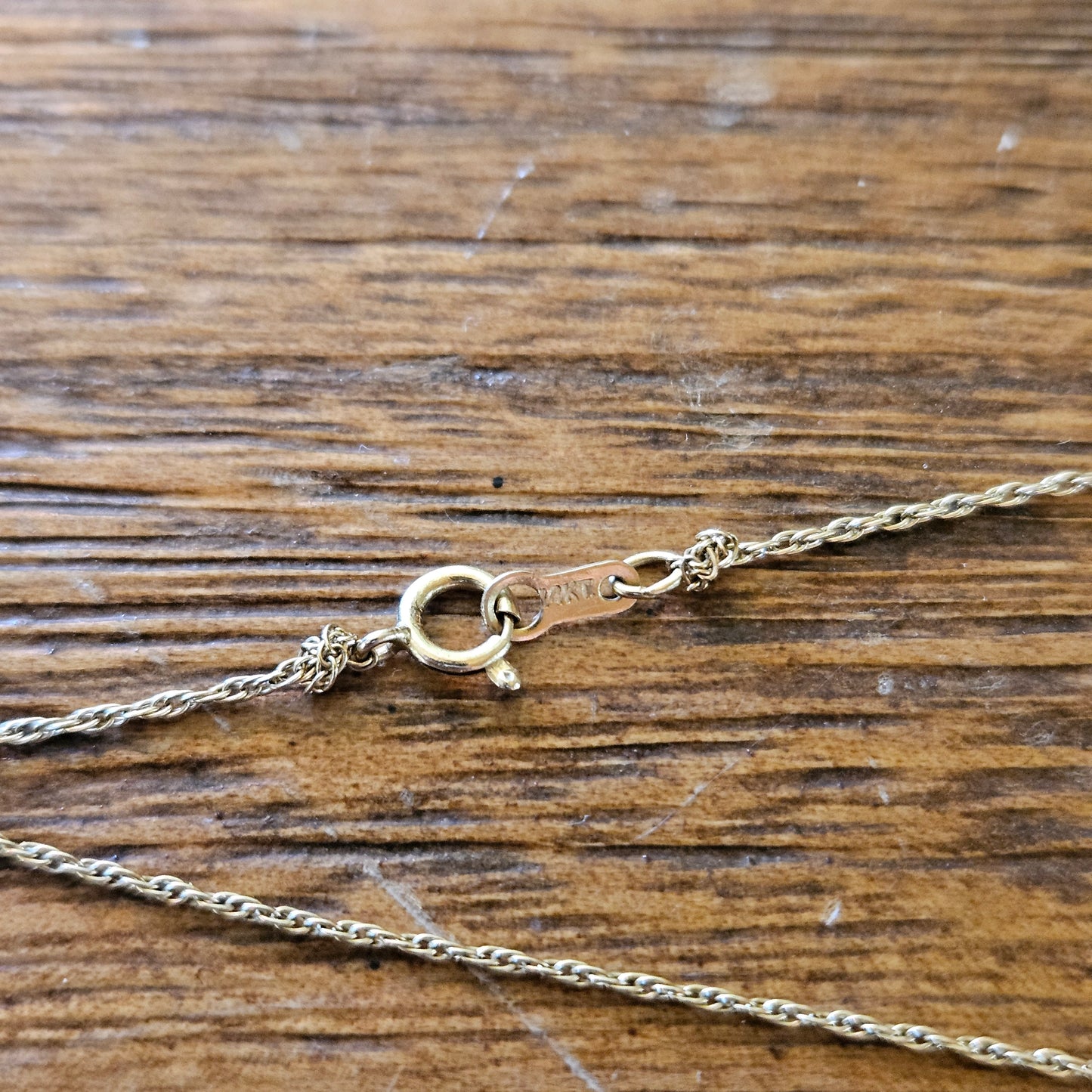 JCO Black Hills Gold 10K Cross on 14K Chain