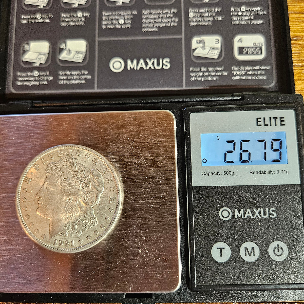 1921 Morgan Silver Dollar – Philadelphia Mint