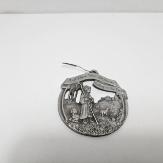 Skip Winn Christmas Ornament 1990 SHEPHERDS ABIDING THE FIELDS