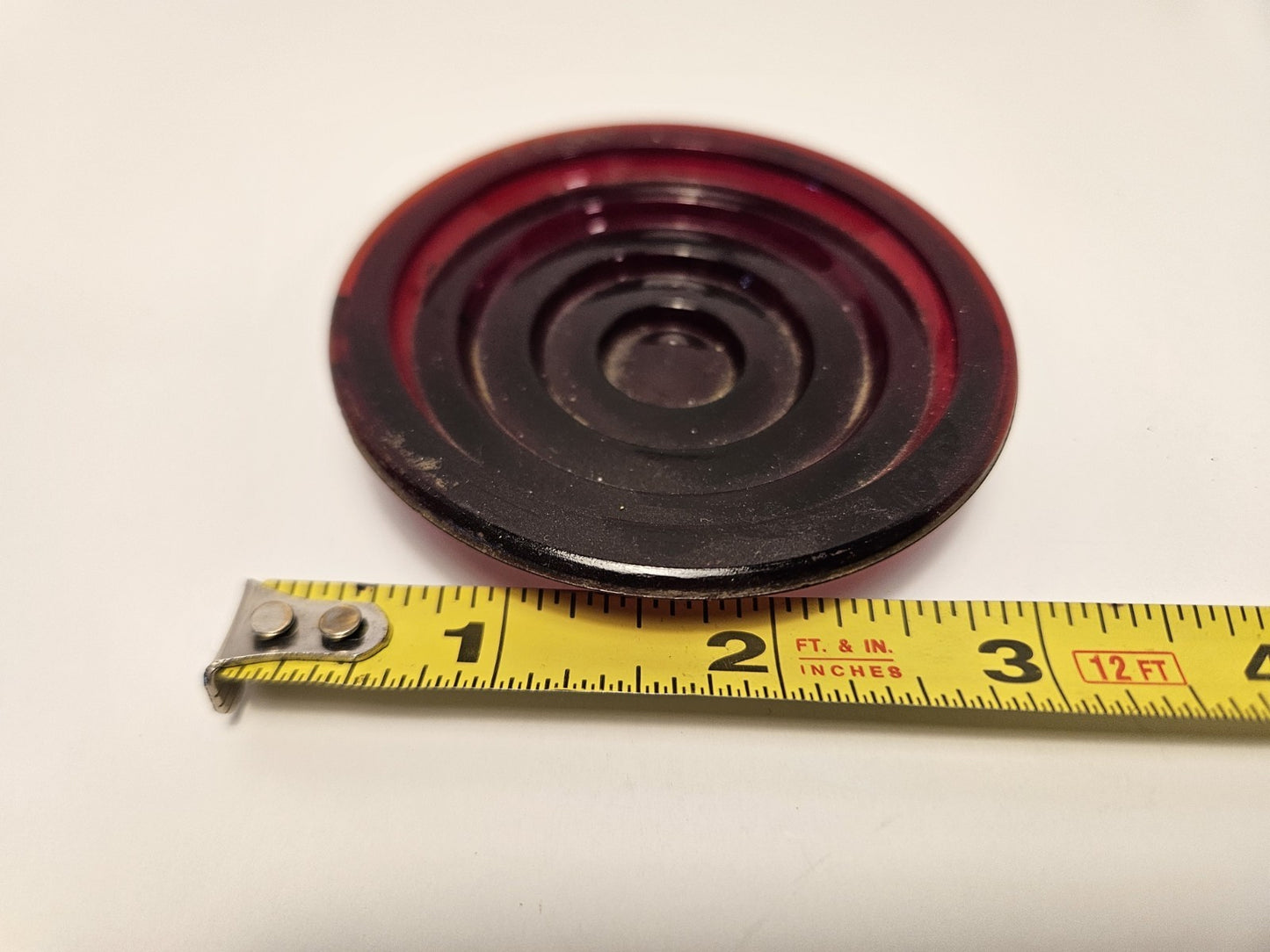 Amethyst Glass Ring Holder Dish