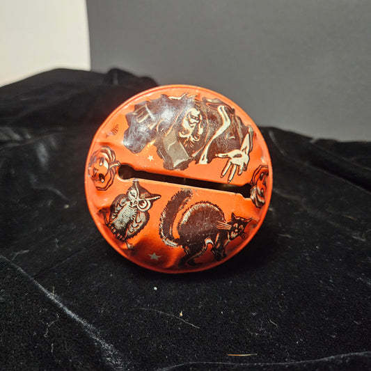 Vintage Halloween Tin Noisemaker