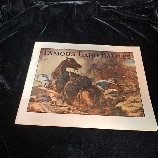 Vintage Dr. Miles “Famous Land Battles” Advertising Booklet