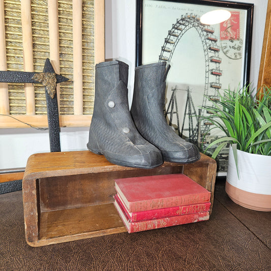 Vintage Miniature Rubber Overshoes Galoshes Salesman Sample USA