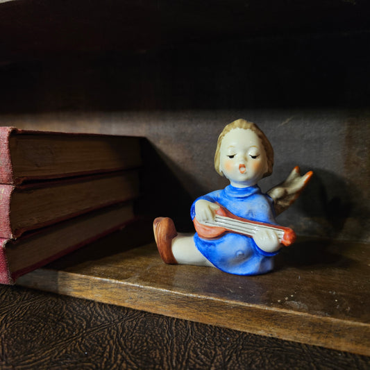 Vintage Goebel Angel Musician Figurine W Germany