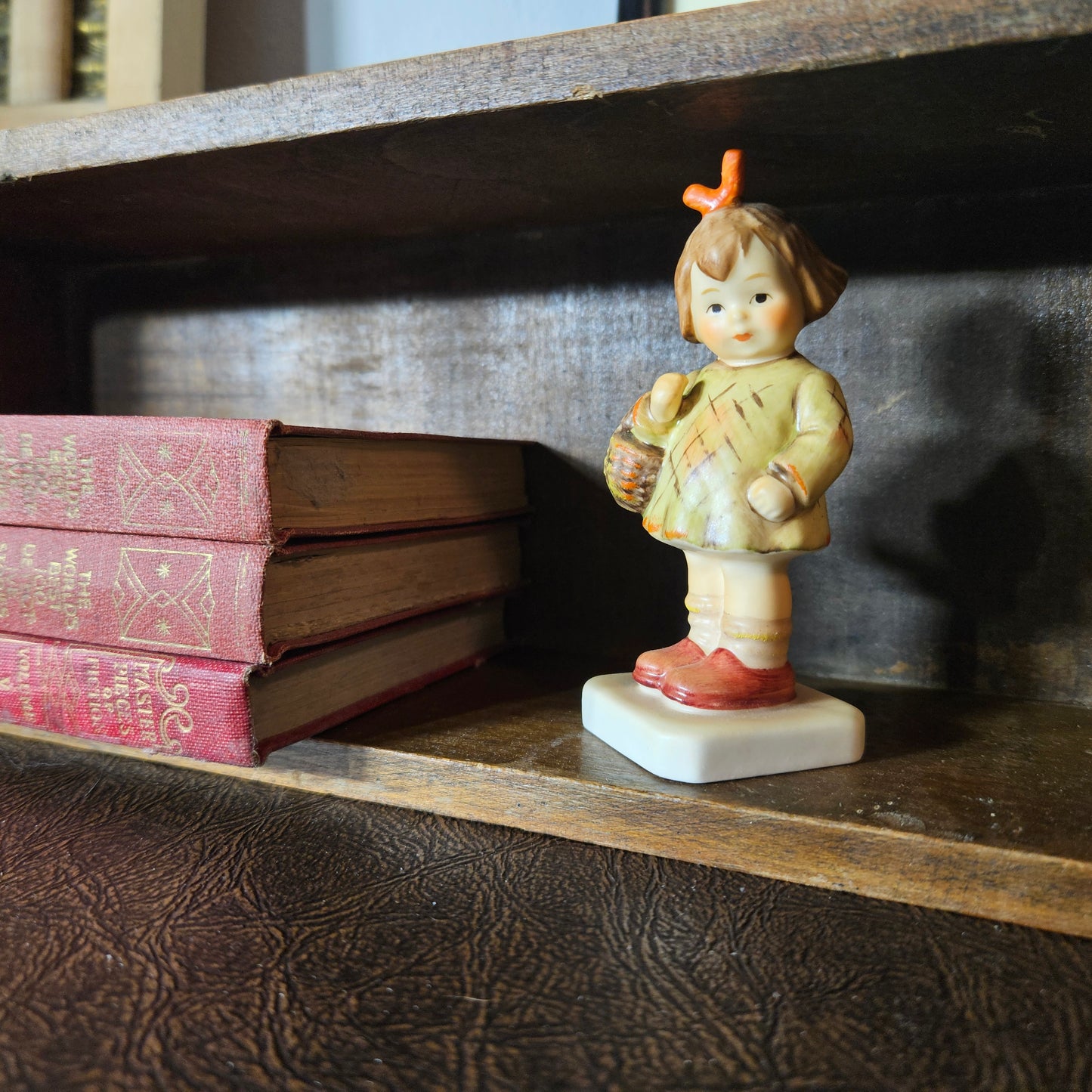 Vintage Hummel Club Figurine Girl with Basket Goebel W Germany