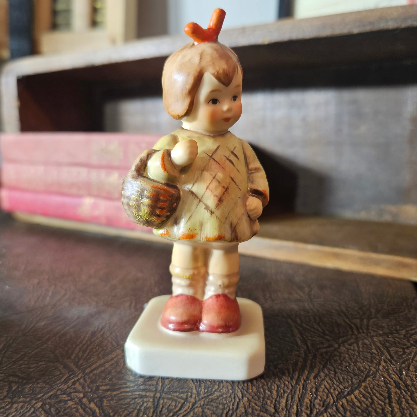 Vintage Hummel Club Figurine Girl with Basket Goebel W Germany