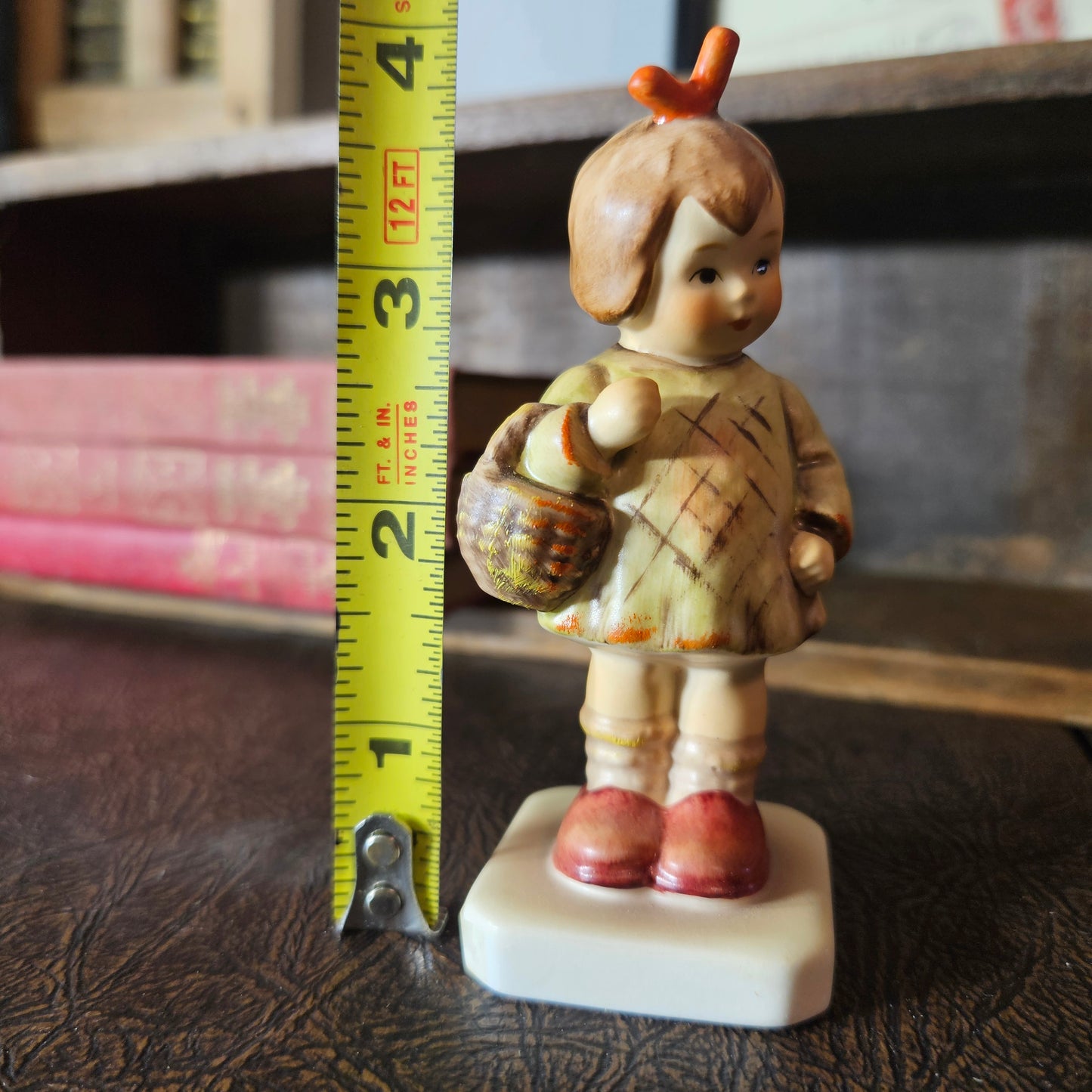 Vintage Hummel Club Figurine Girl with Basket Goebel W Germany