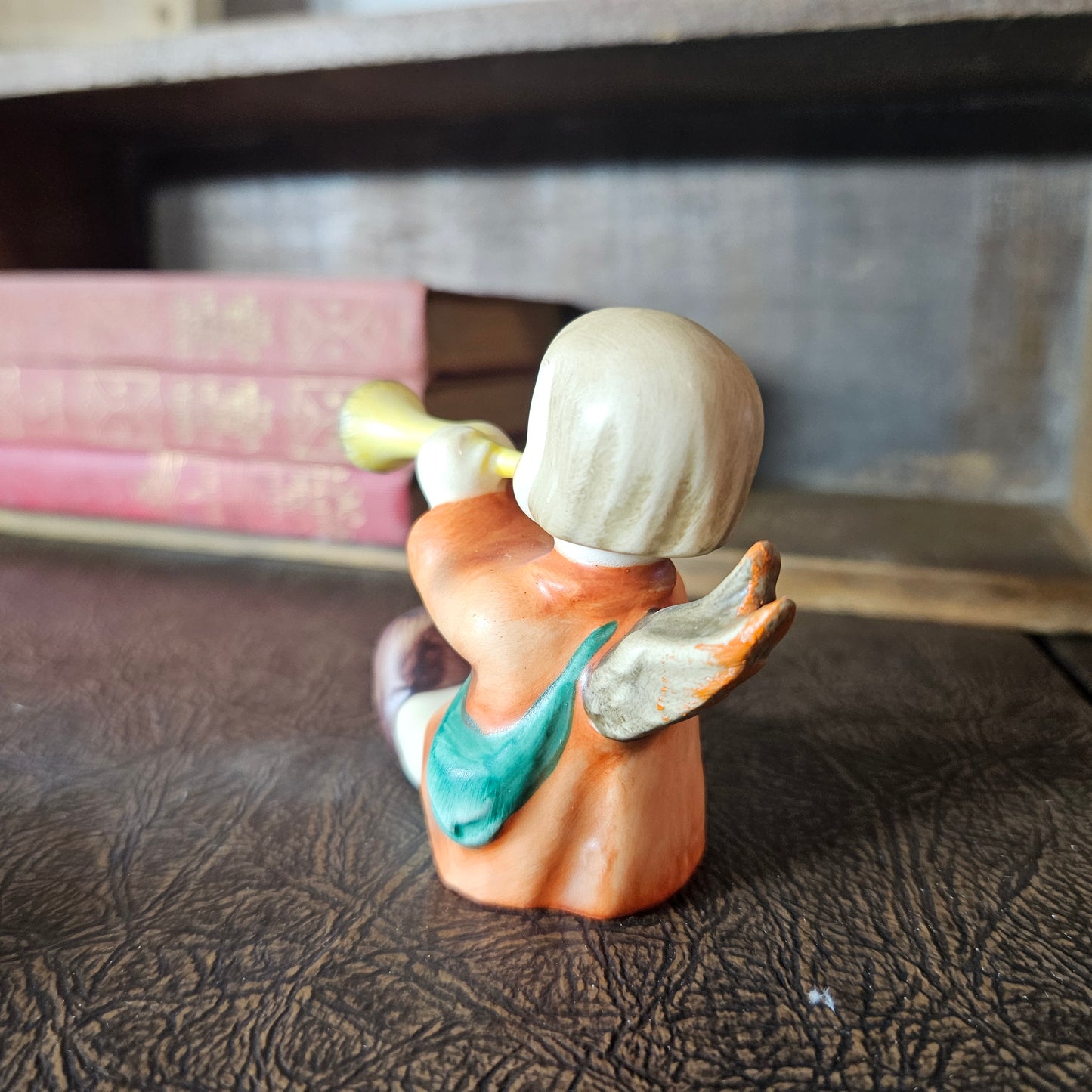 Vintage Goebel Angel Playing Trumpet W Germany