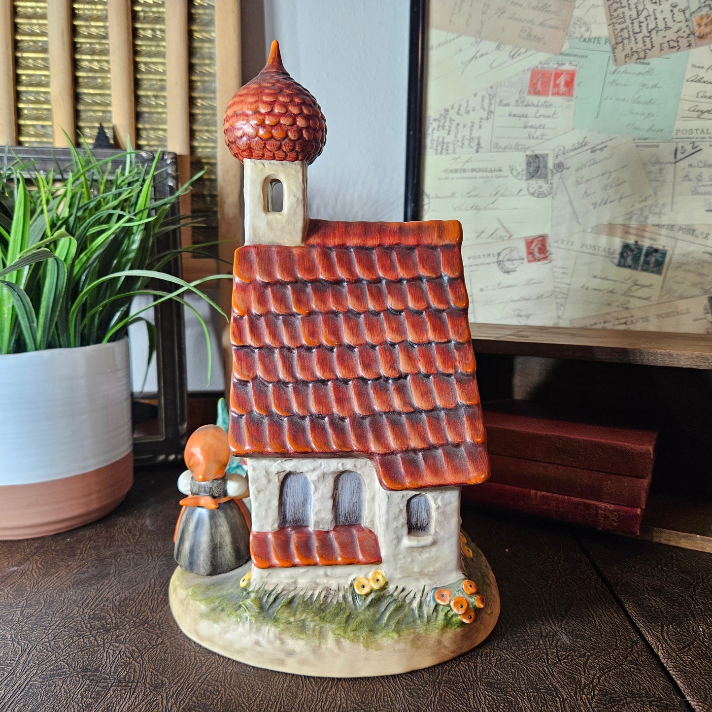 Goebel Hummel “Chapel Time” Figurine Church Clock W Germany