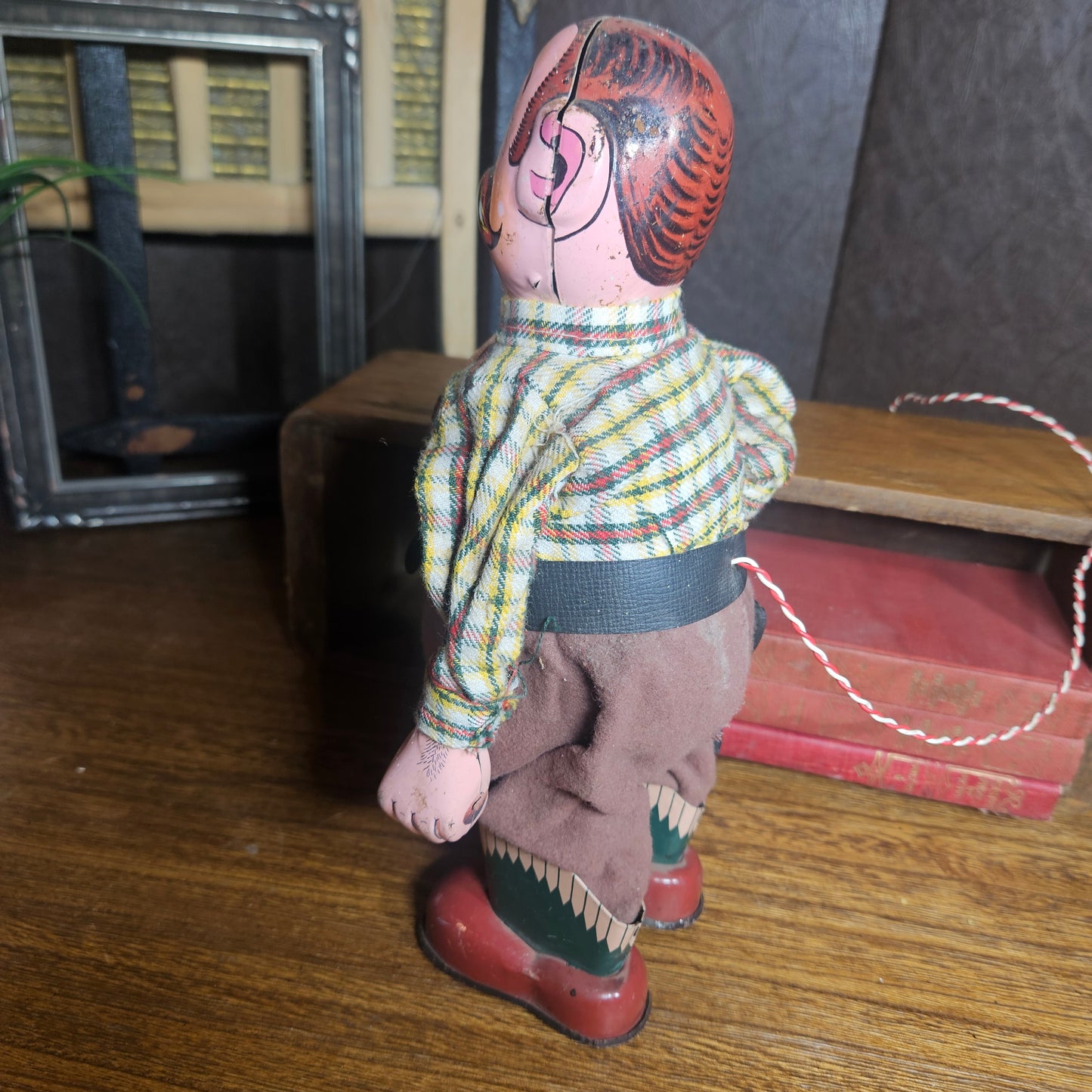 Vintage Cragstan Japan Battery-Operated Cowboy "Pistol Pete" Toy Figure