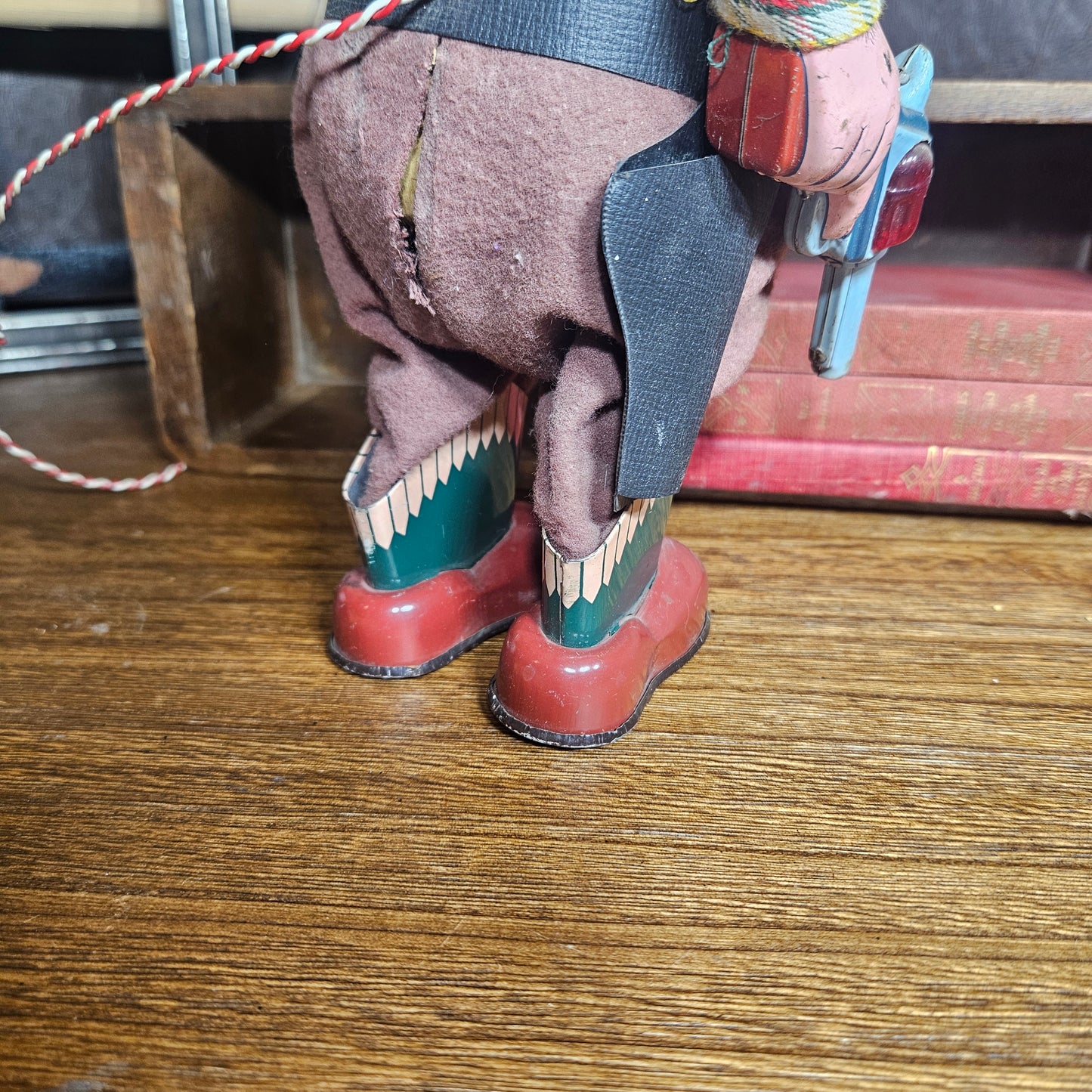 Vintage Cragstan Japan Battery-Operated Cowboy "Pistol Pete" Toy Figure
