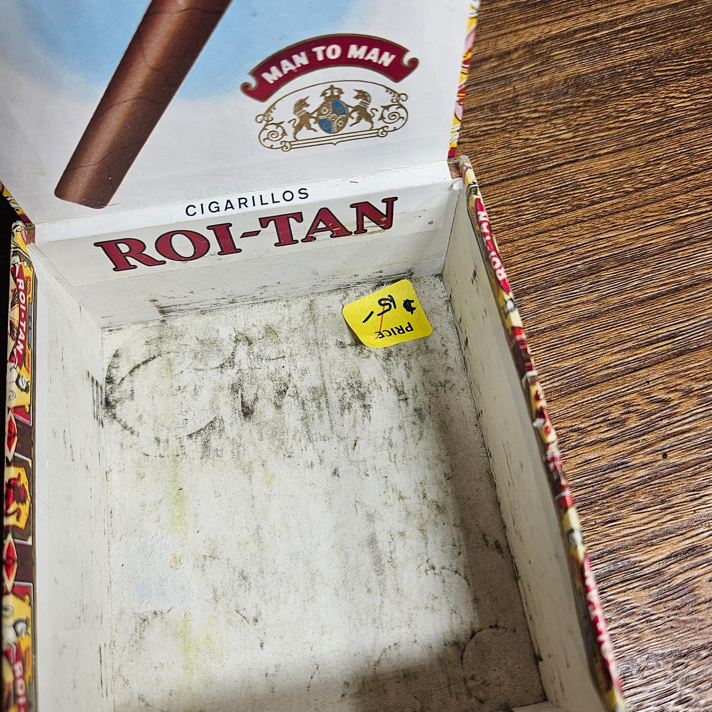 Vintage Roi-Tan Cigar Box Storage Case