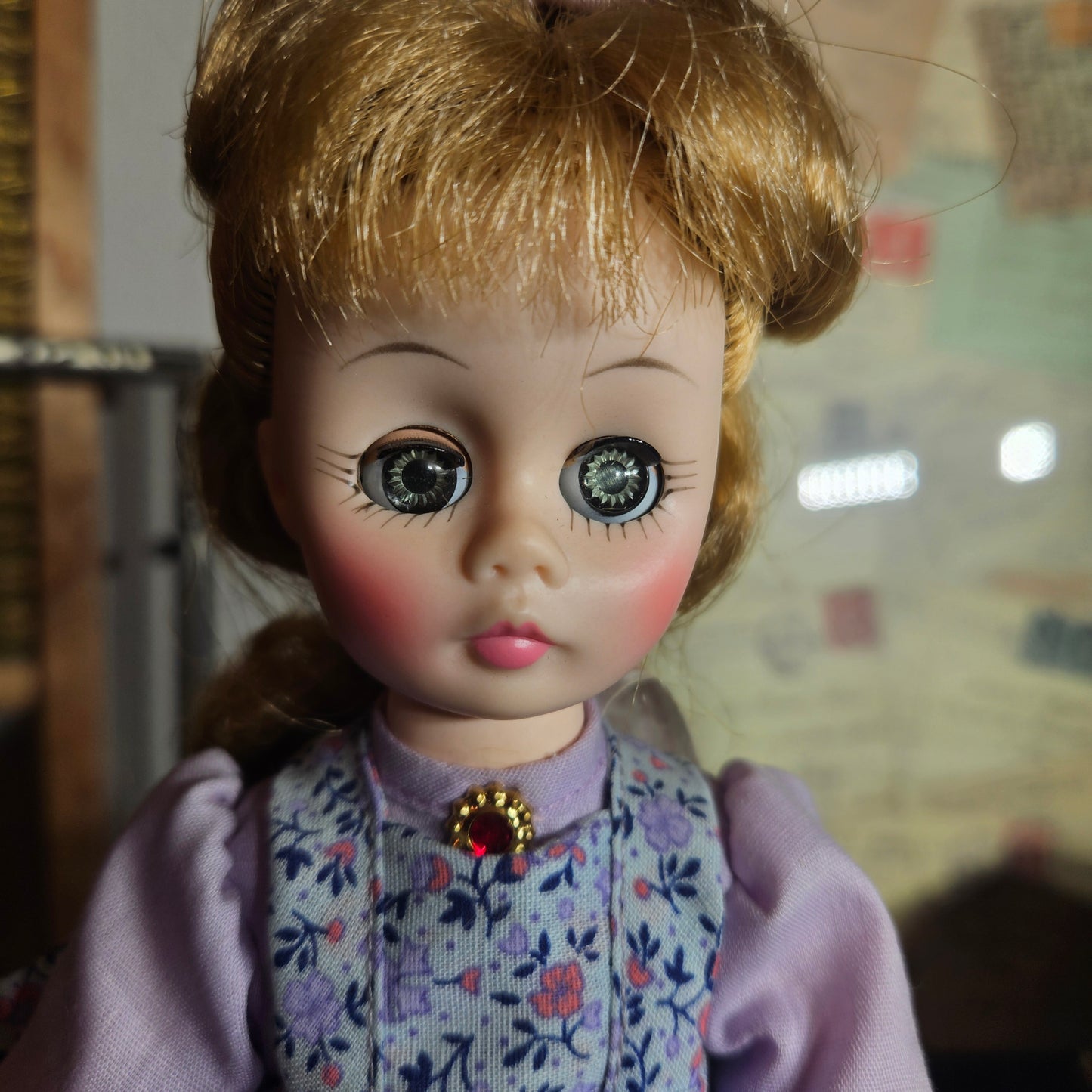 Madame Alexander Meg Doll 1323 Purple Floral Dress w Box