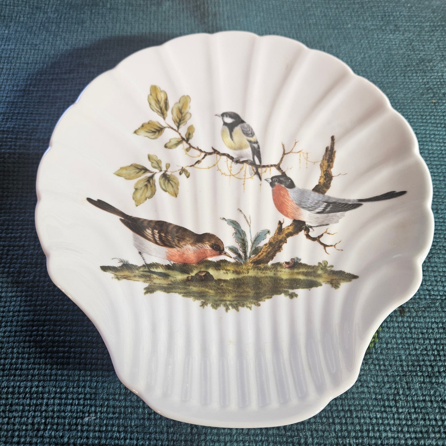 Limoges France Bird Shell Porcelain Dish