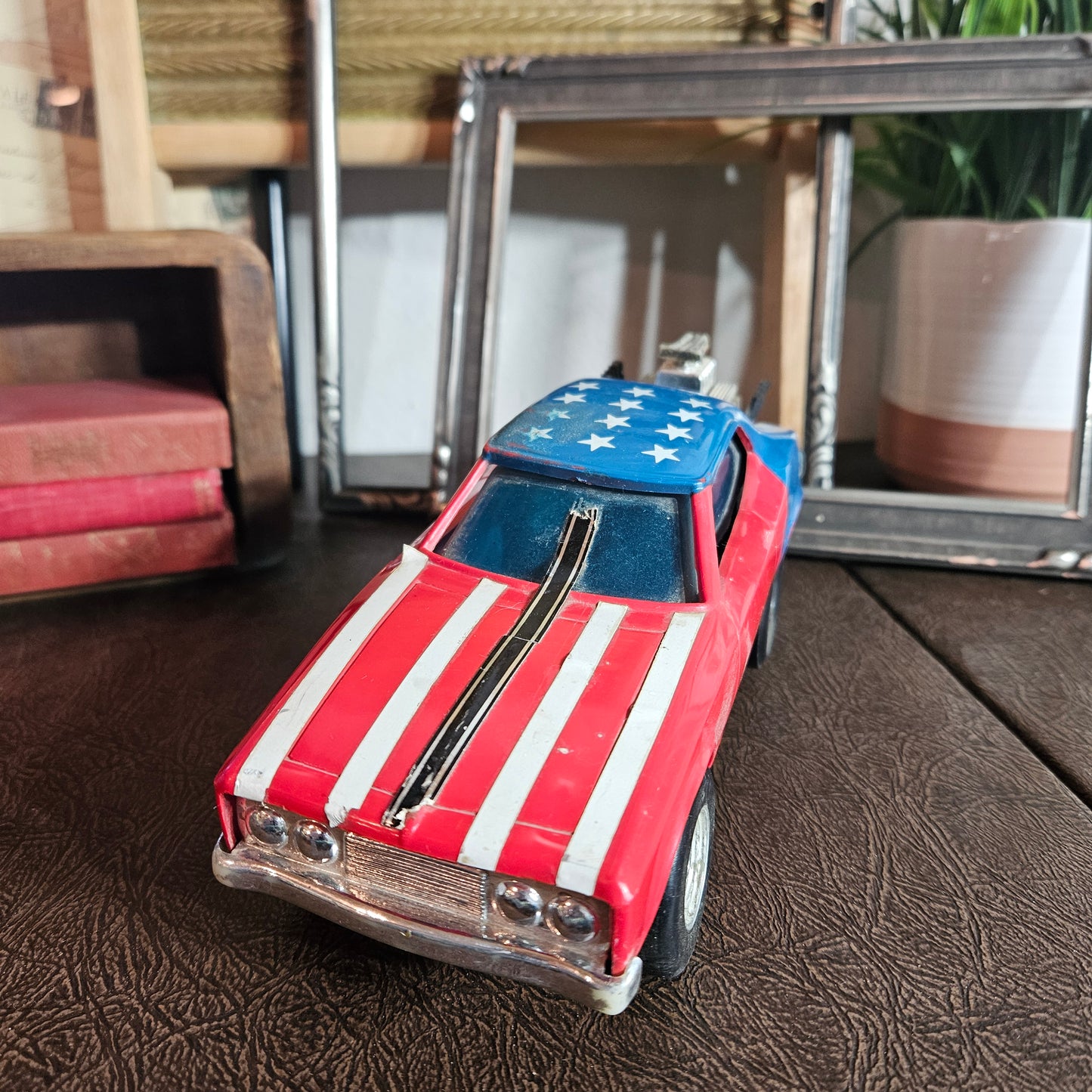 Vintage Hong Kong Patriotic Toy Muscle Car