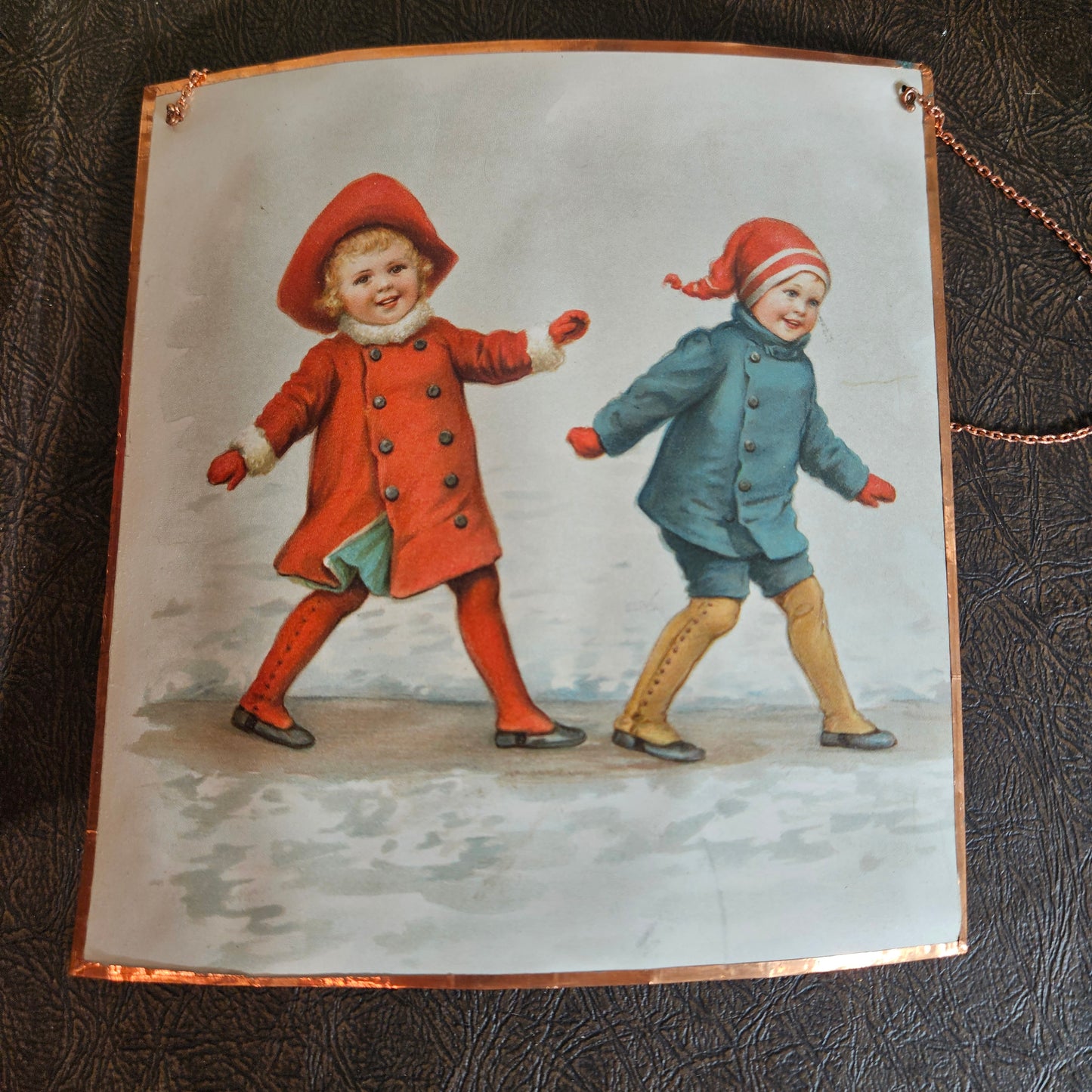 Children Illustration Metal Frame Hanging Decor