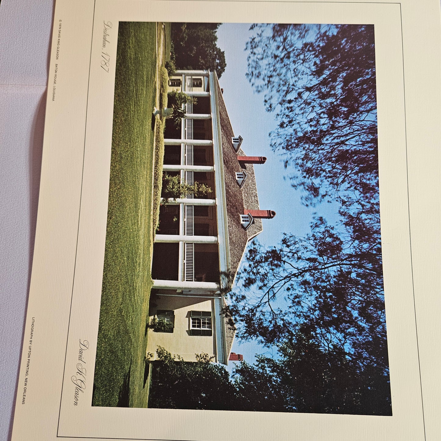David K Gleason Manor Houses Portfolio VIII Prints Set
