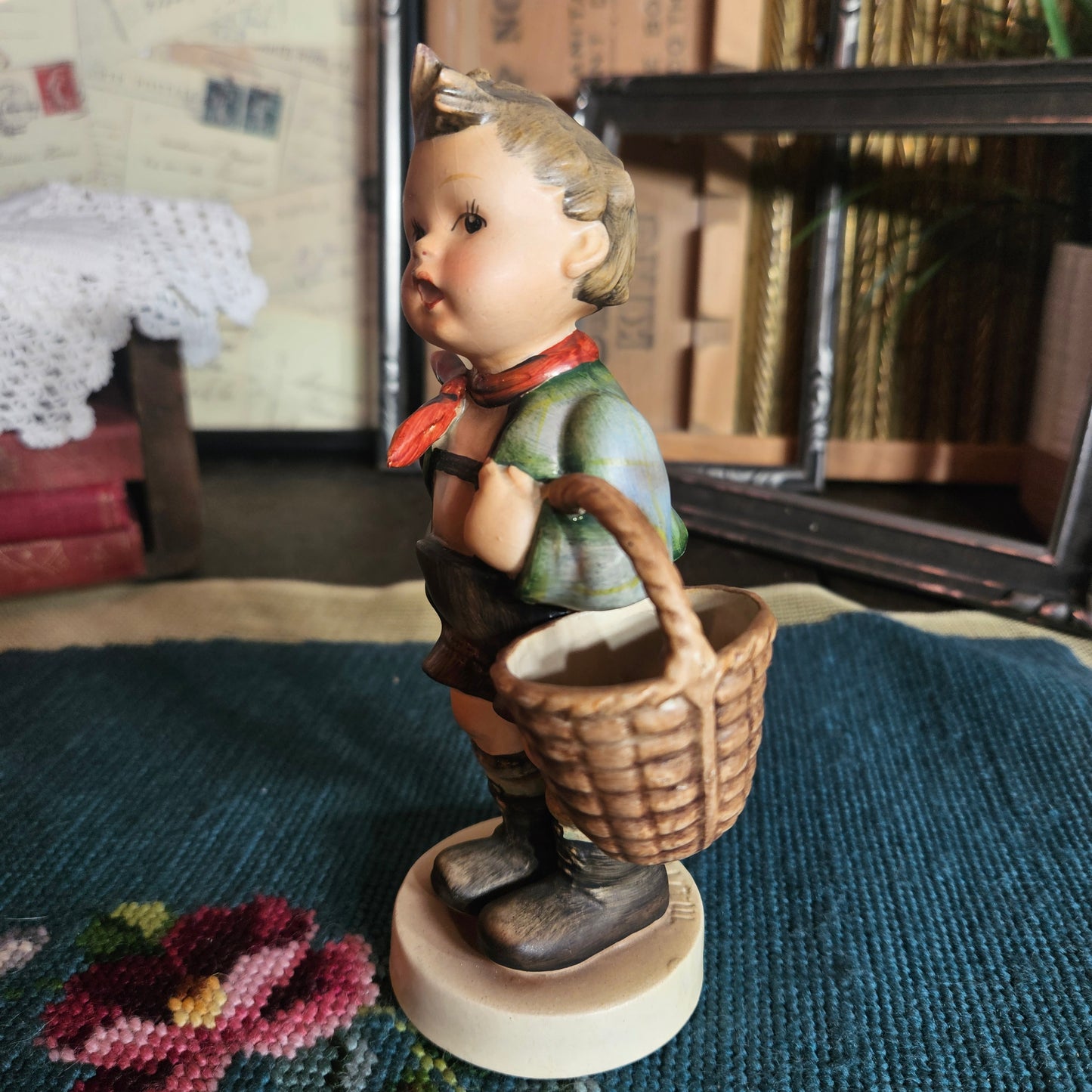 Vintage Hummel "Village Boy" TMK2 Figurine