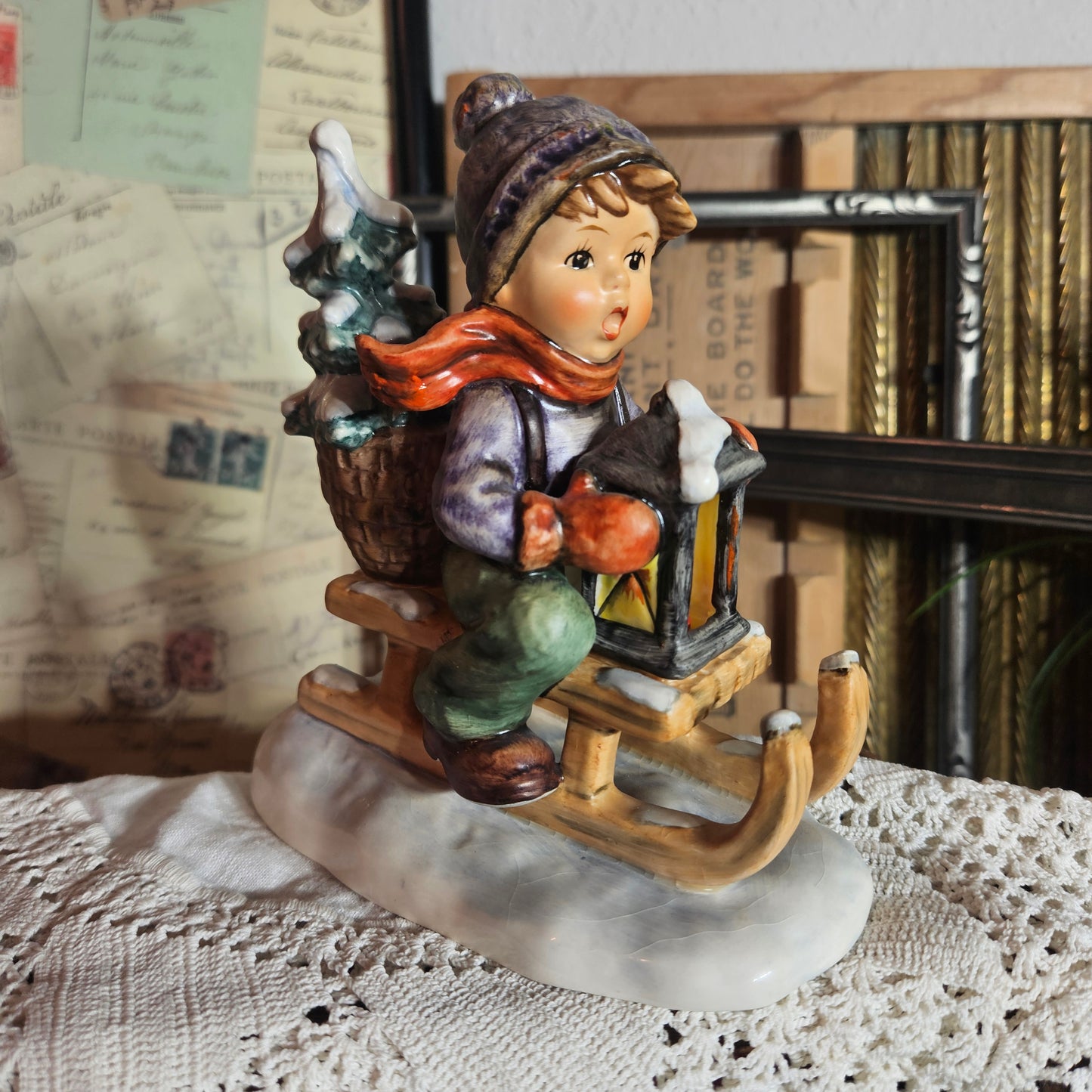 Vintage Goebel "Ride into Christmas" Figurine