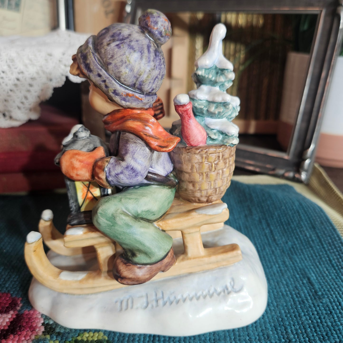 Vintage Goebel "Ride into Christmas" Figurine