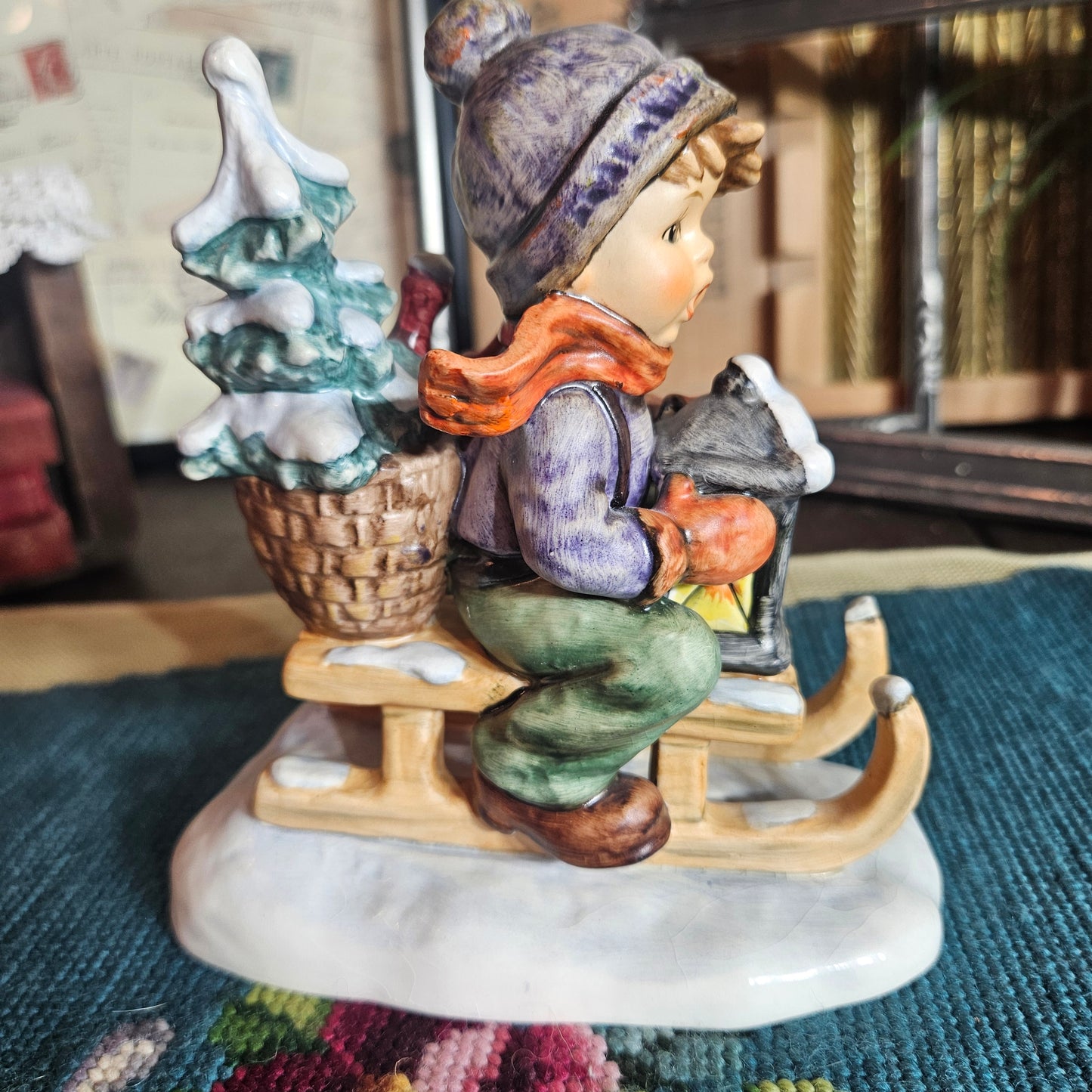 Vintage Goebel "Ride into Christmas" Figurine
