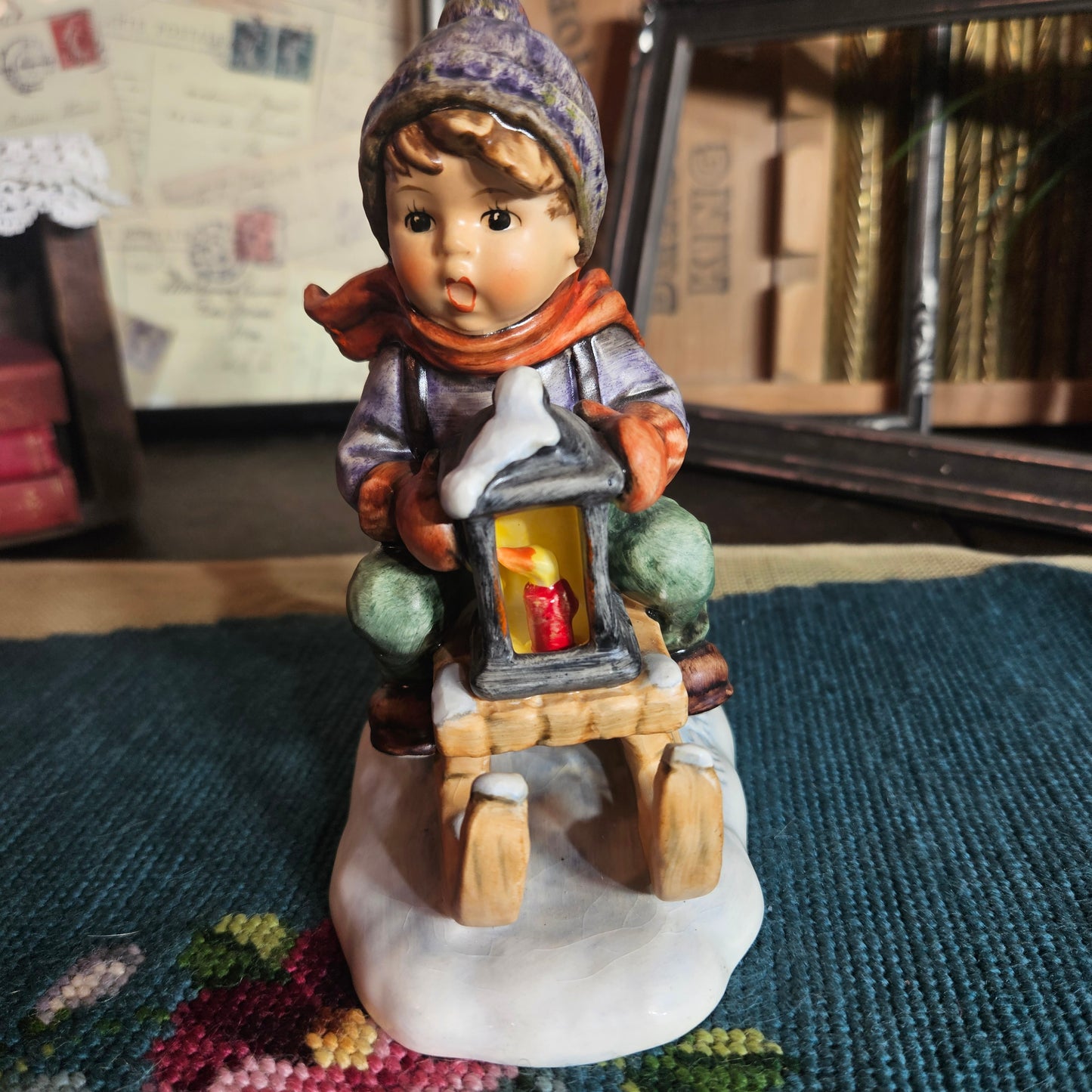Vintage Goebel "Ride into Christmas" Figurine