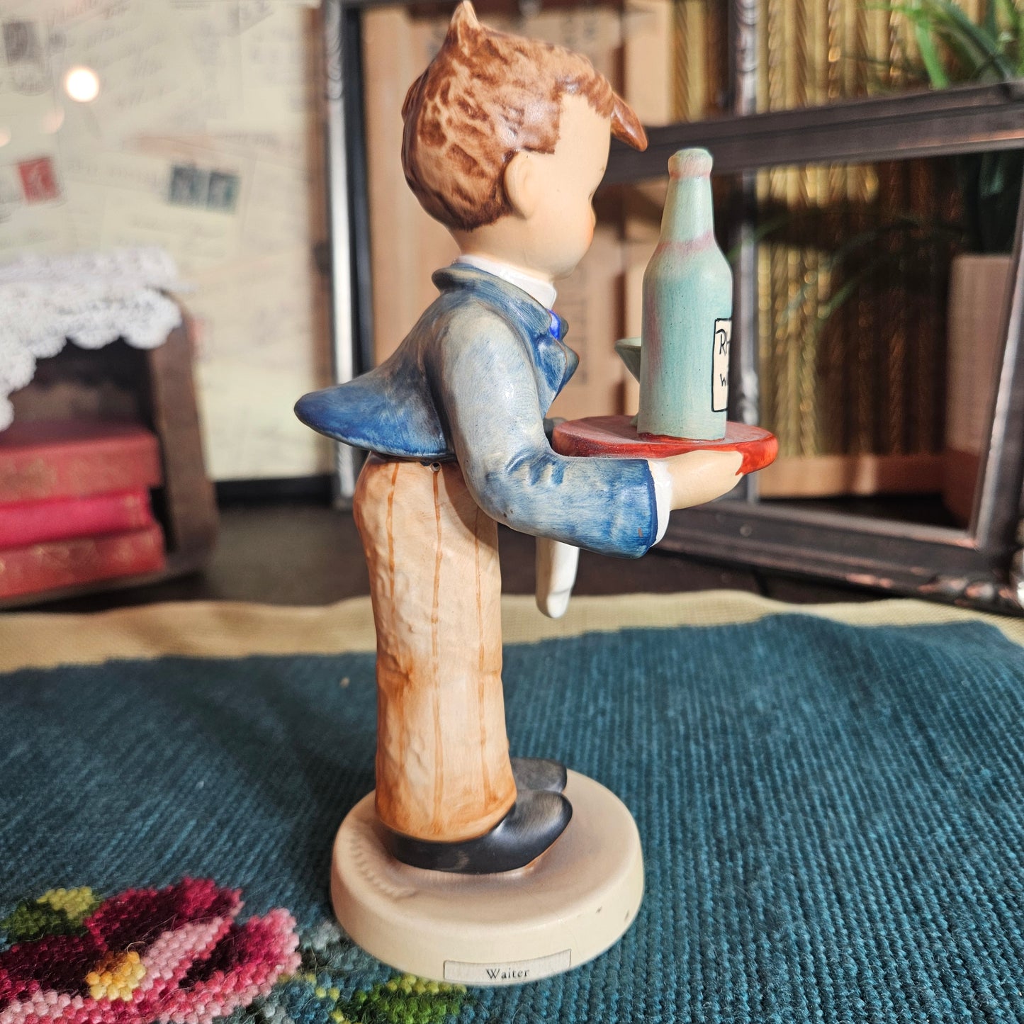 Vintage Goebel "Waiter" Boy Figurine
