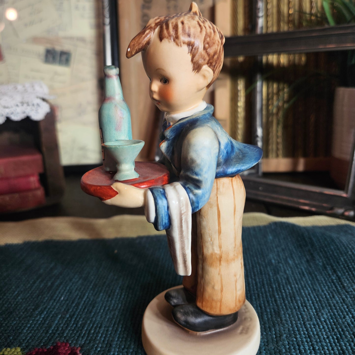 Vintage Goebel "Waiter" Boy Figurine