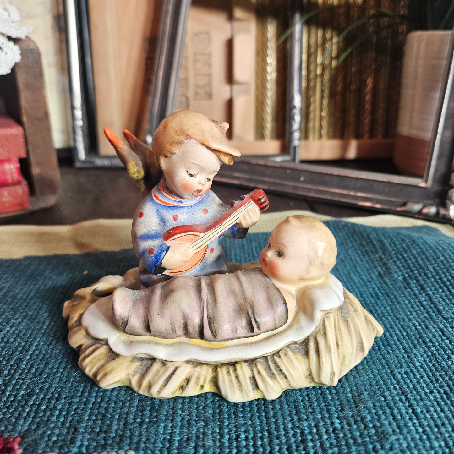 Vintage Goebel Angel "Lullaby" Candleholder TMK1