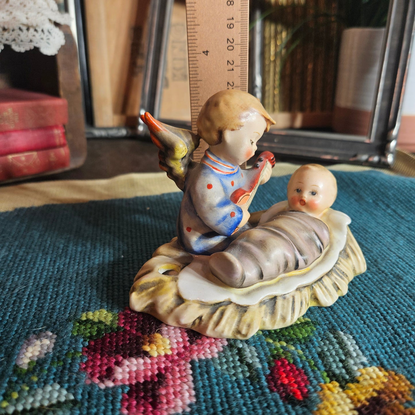 Vintage Goebel Angel "Lullaby" Candleholder TMK1
