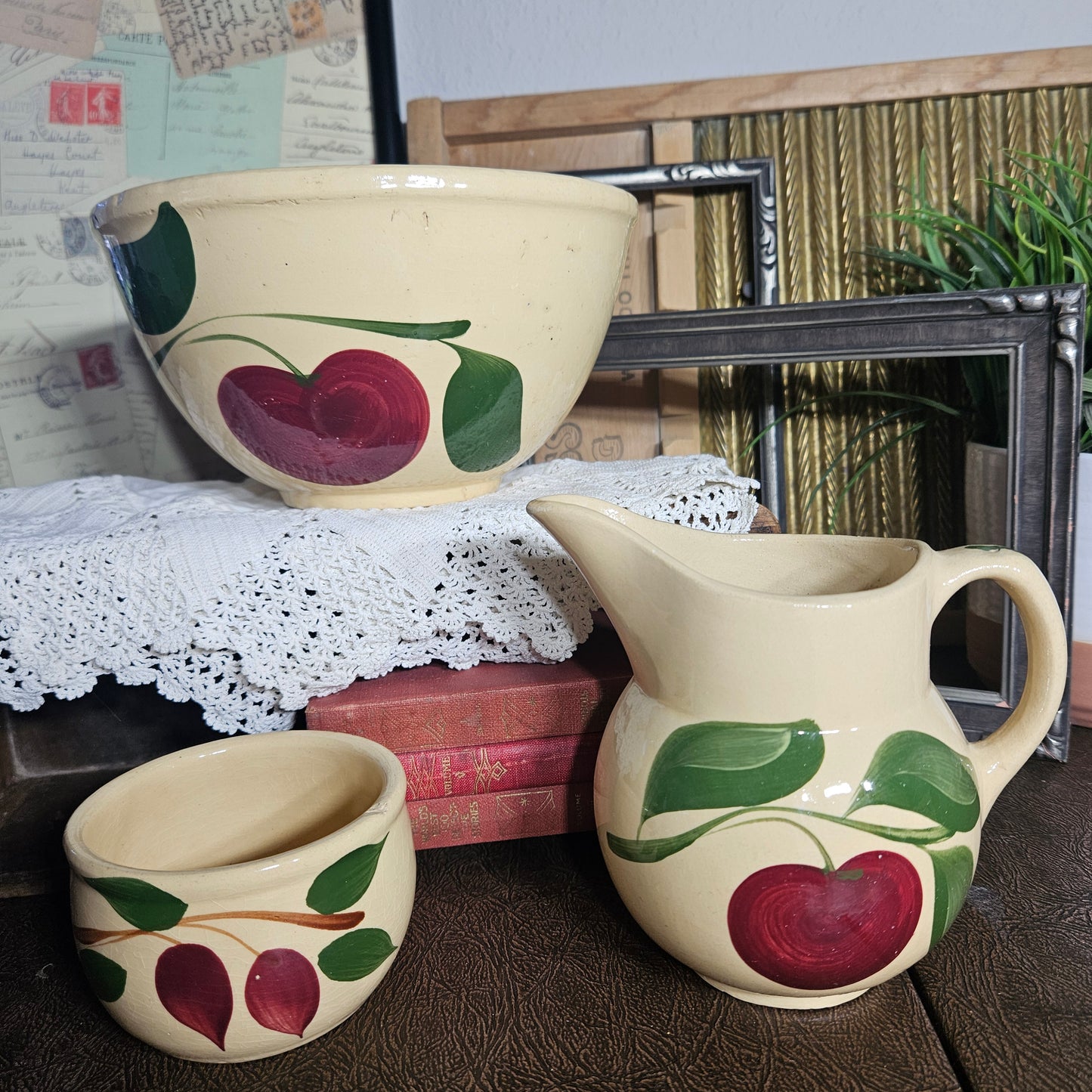 Vintage Farmer's Union Pottery Kitchen Set