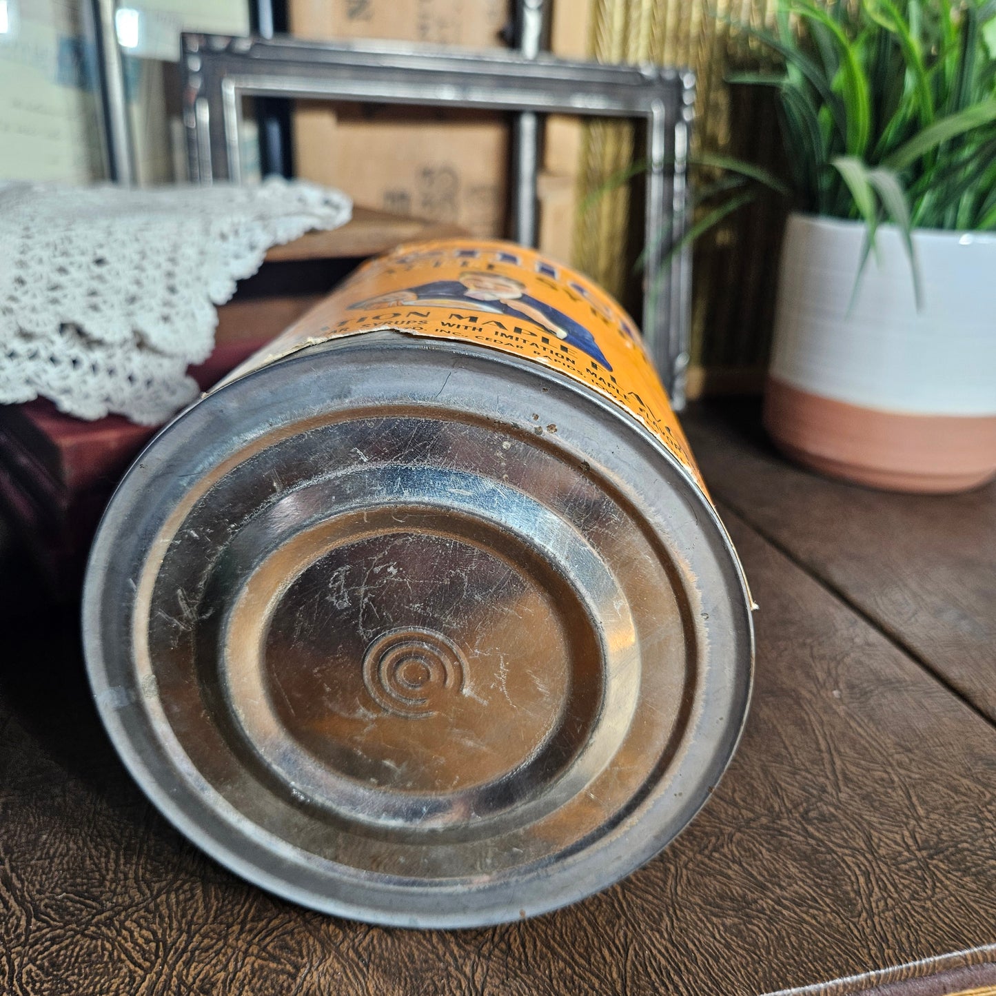 Penick Waffle Syrup Advertising Tin