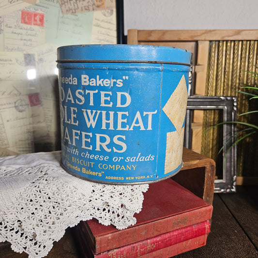 Vintage Uneeda Bakers Whole Wheat Wafer Tin