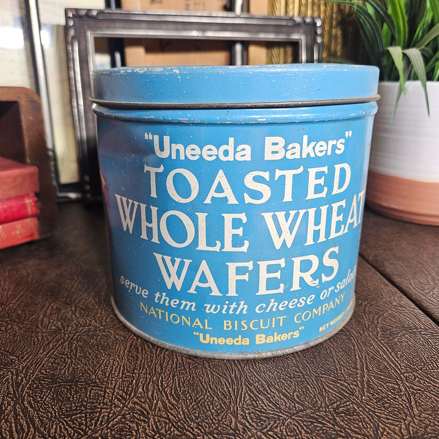 Uneeda Bakers Whole Wheat Wafer Tin