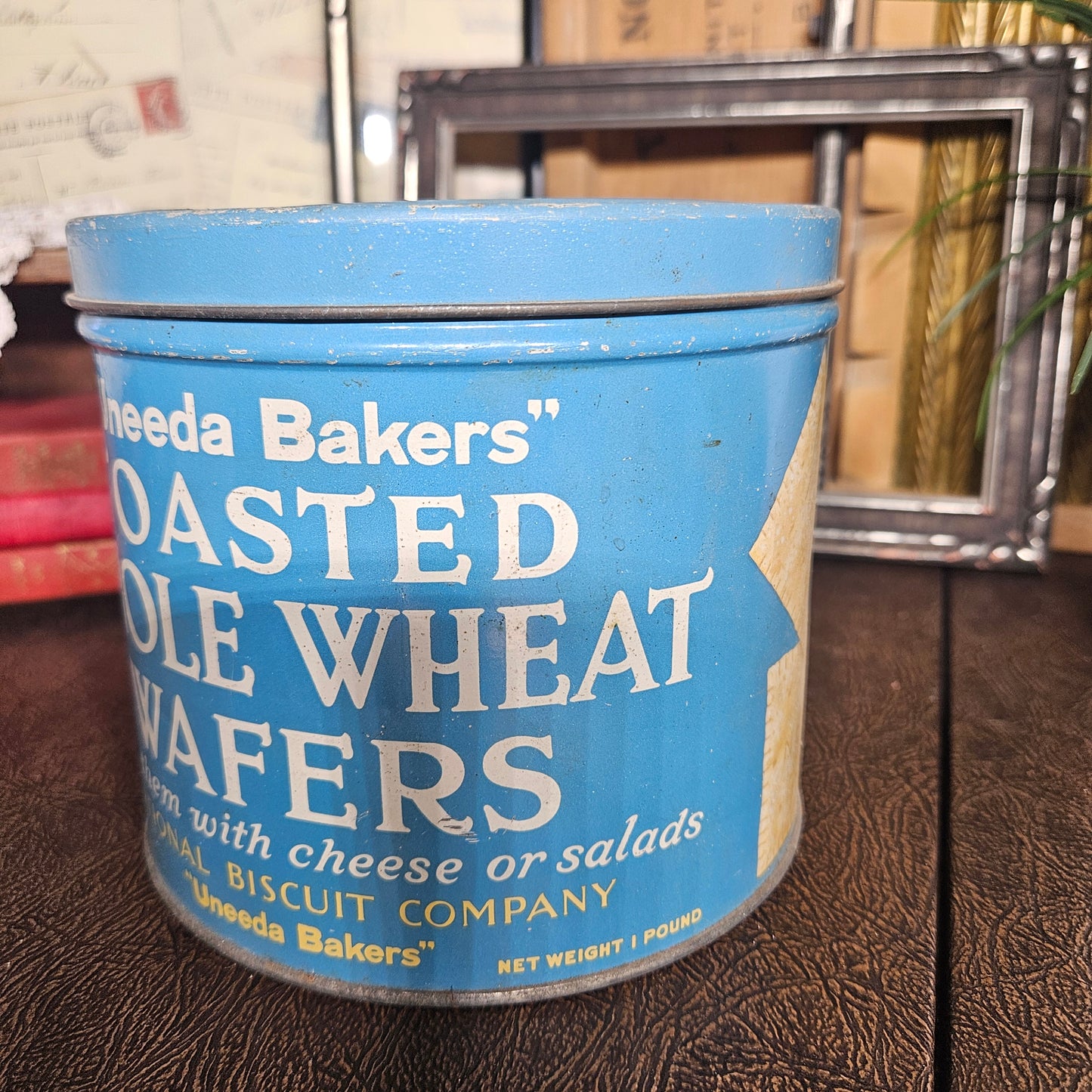 Uneeda Bakers Whole Wheat Wafer Tin