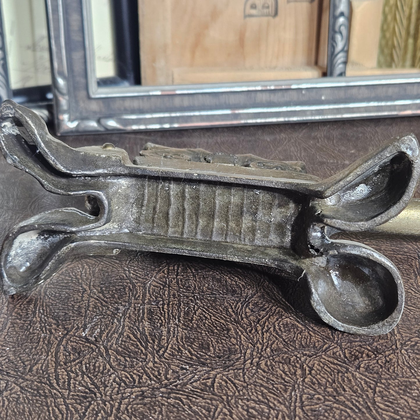 Cast Iron Covered Wagon Nutcracker
