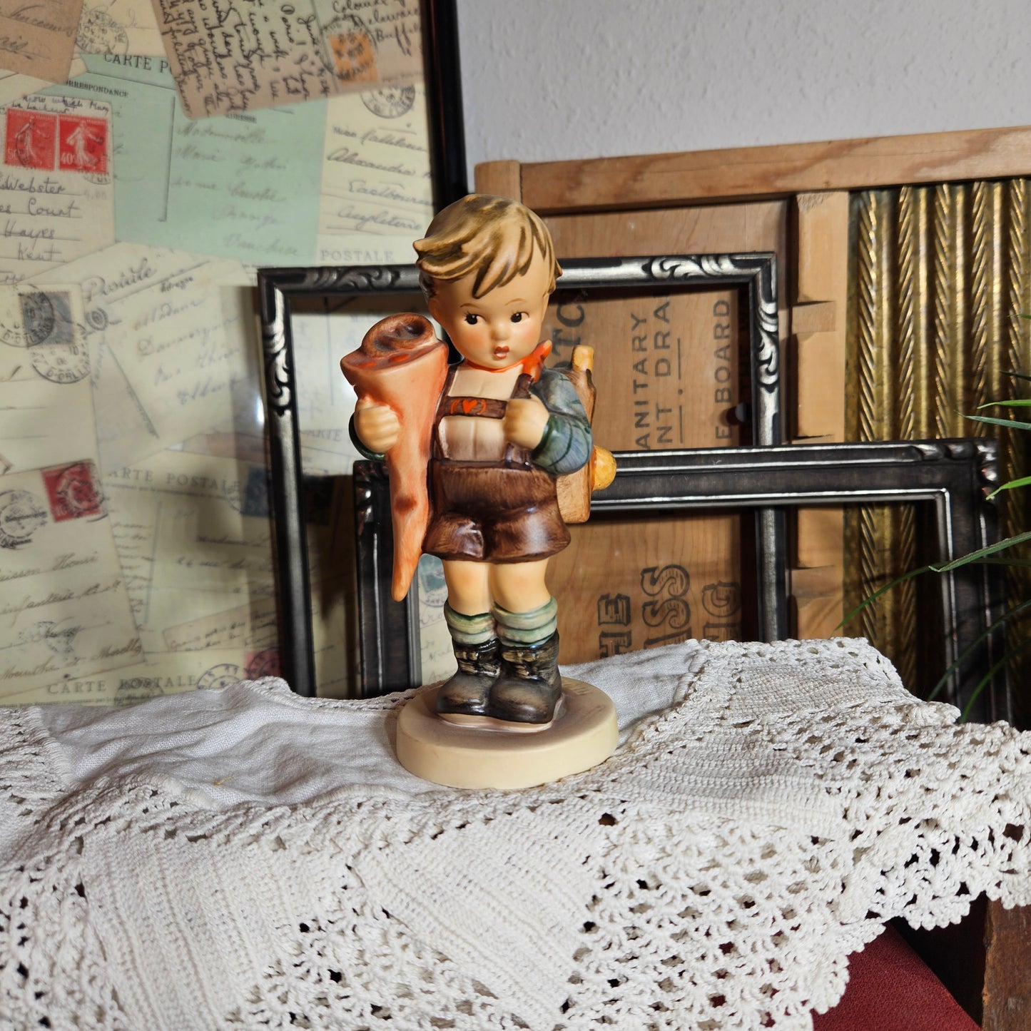 Vintage Goebel "Little Scholar" with Schultüte Figurine
