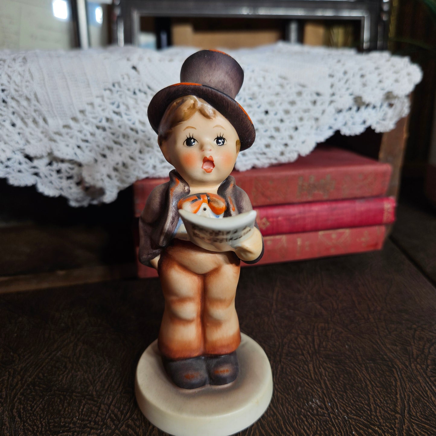 Vintage Goebel "Street Singer" Figurine U.S. Zone Mark