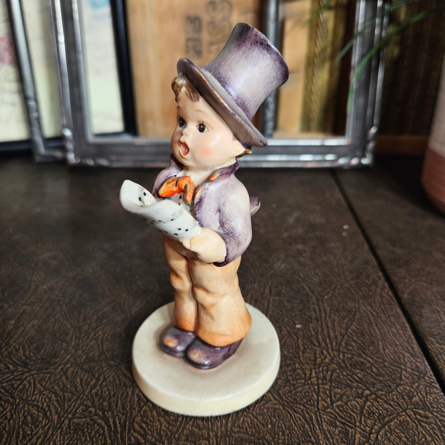 Vintage Goebel "Street Singer" Figurine U.S. Zone Mark