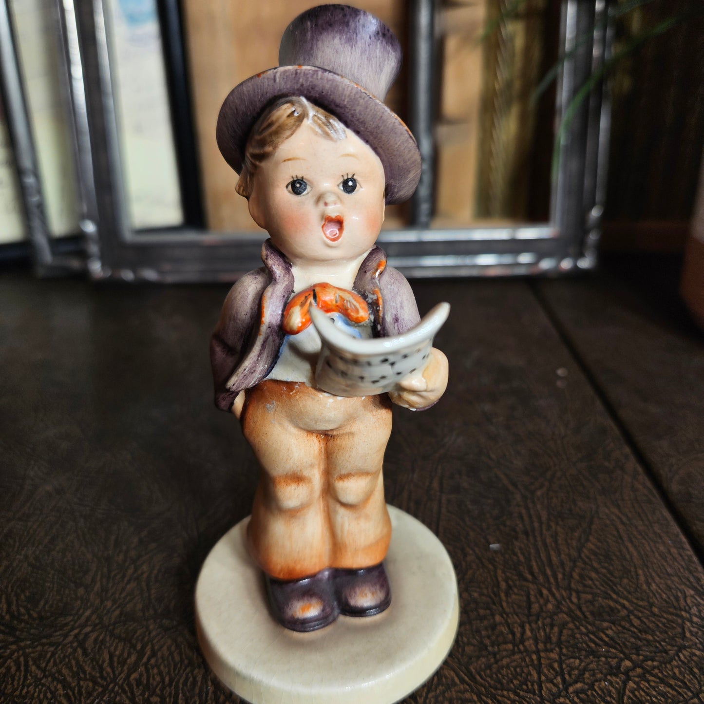 Vintage Goebel "Street Singer" Figurine U.S. Zone Mark
