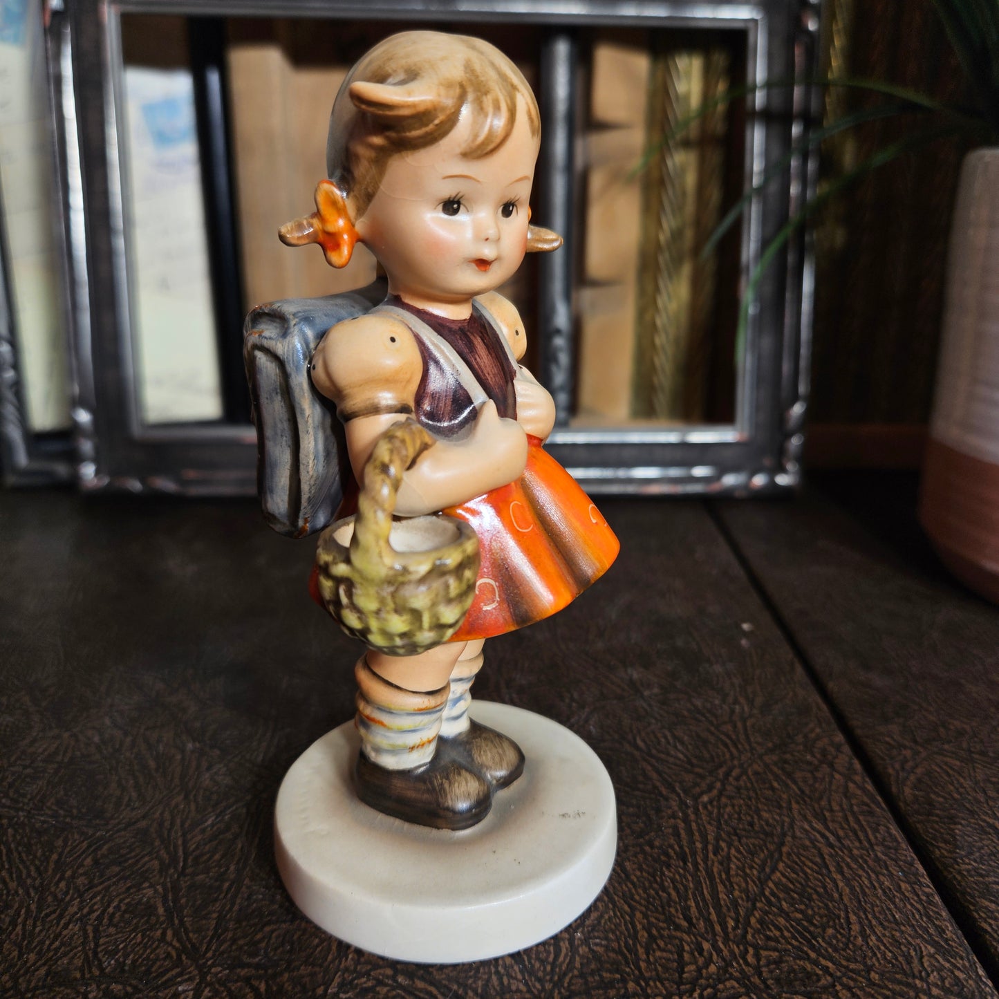 Vintage Goebel "School Girl" Figurine Full Bee Mark