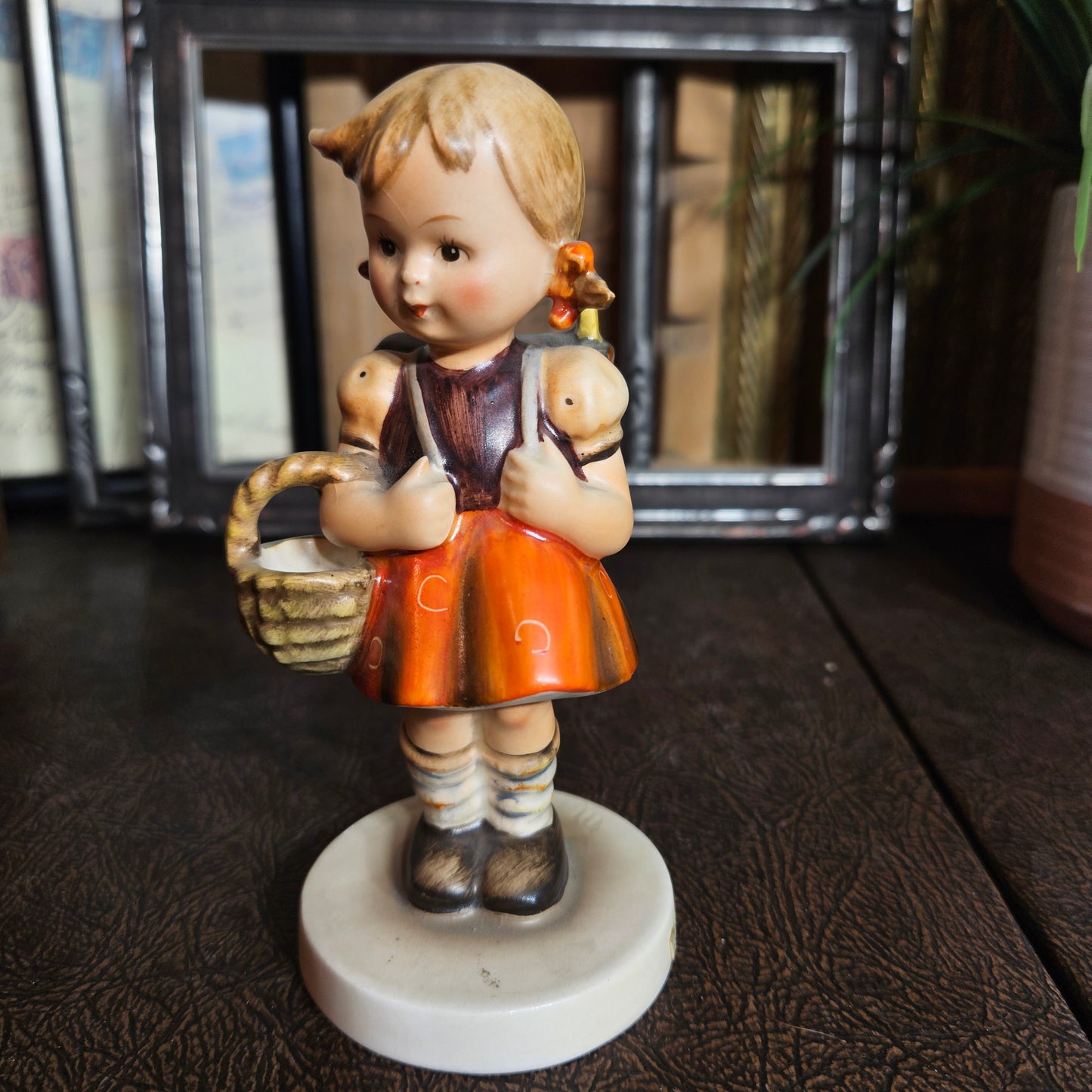 Vintage Goebel "School Girl" Figurine Full Bee Mark