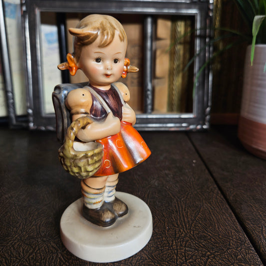 Vintage Goebel "School Girl" Figurine Full Bee Mark